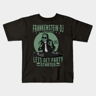 Frankenstein DJ Kids T-Shirt